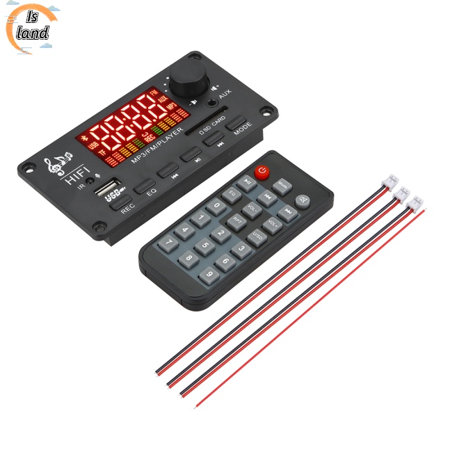 Bảng Mạch Khuếch Đại Âm Thanh Mp3 Bluetooth 2x50w Jx-y04 12v Kèm Điều Khiển Từ Xa