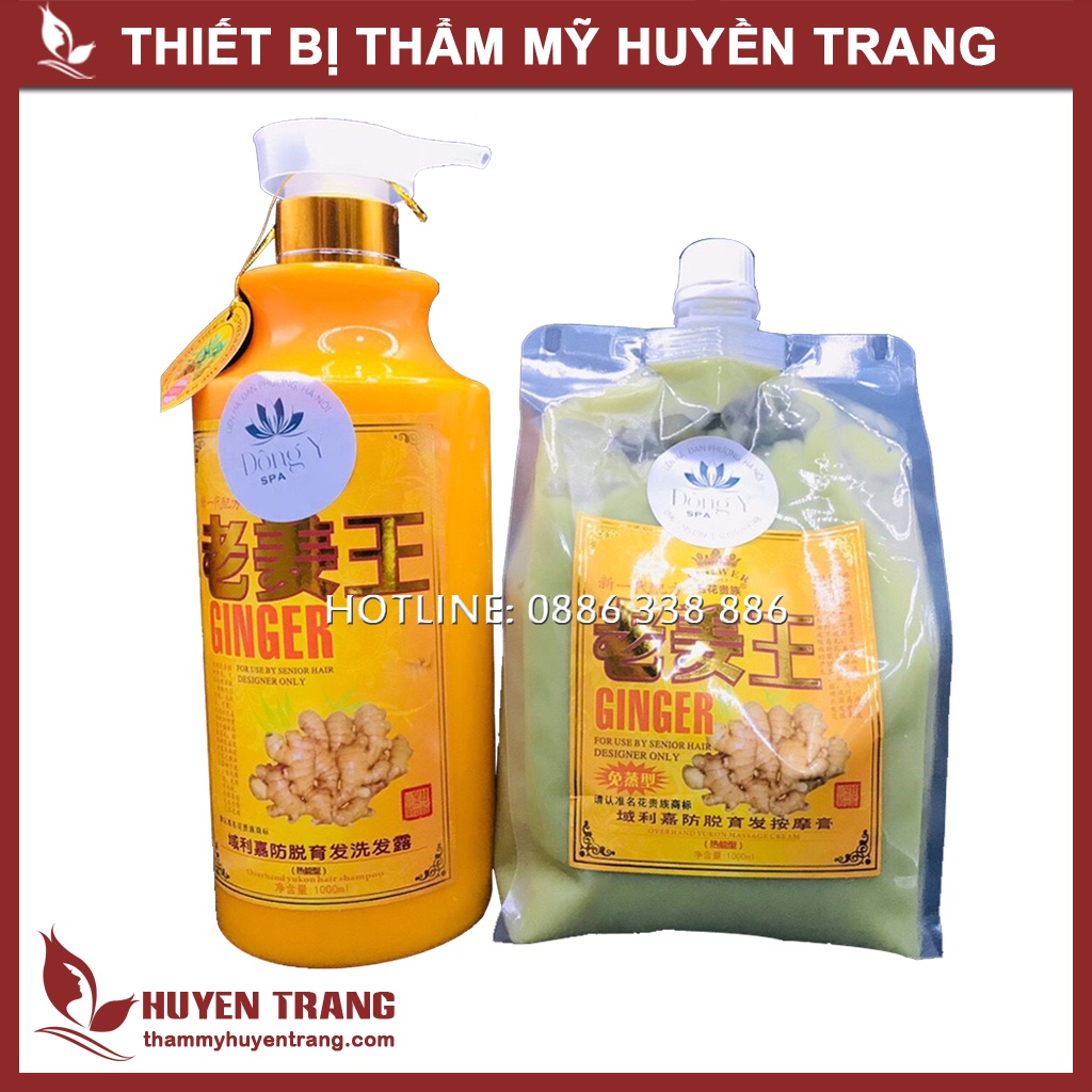 Dầu Gội Gừng Giảm Rụng Tóc, Kích Thích Mọc Tóc, Giảm Gàu, Nấm Da Đầu, Lưu Thông Khí Huyết Giảm Đau Đầu