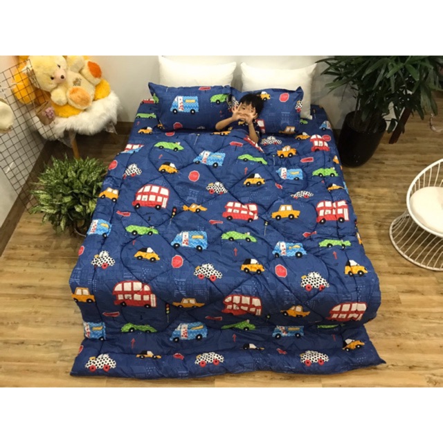 Chăn Phao Siêu Nhẹ Cotton Poly 1m8x2m