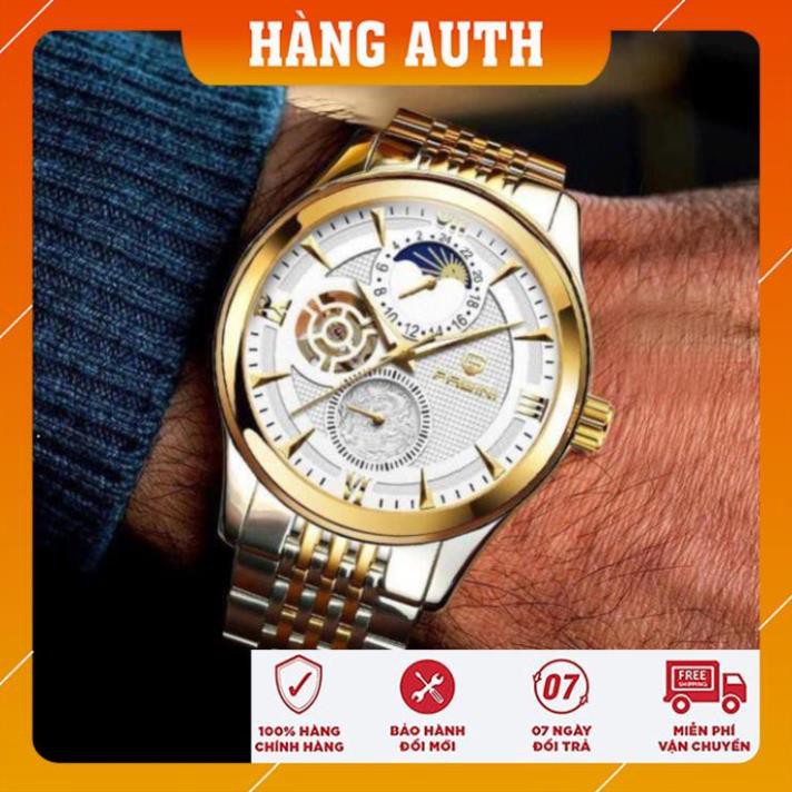 [Chính Hãng 100%] Đồng Hồ Nam PAGINI Automatic PA9922 Dây -  Đồng Hồ Cơ  Thép không gỉ - Bảo hành 2 năm