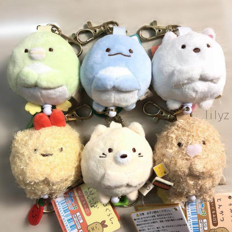 Móc Khóa Hình Sumikko Gurashi San-x Nhồi Bông Dễ Thương