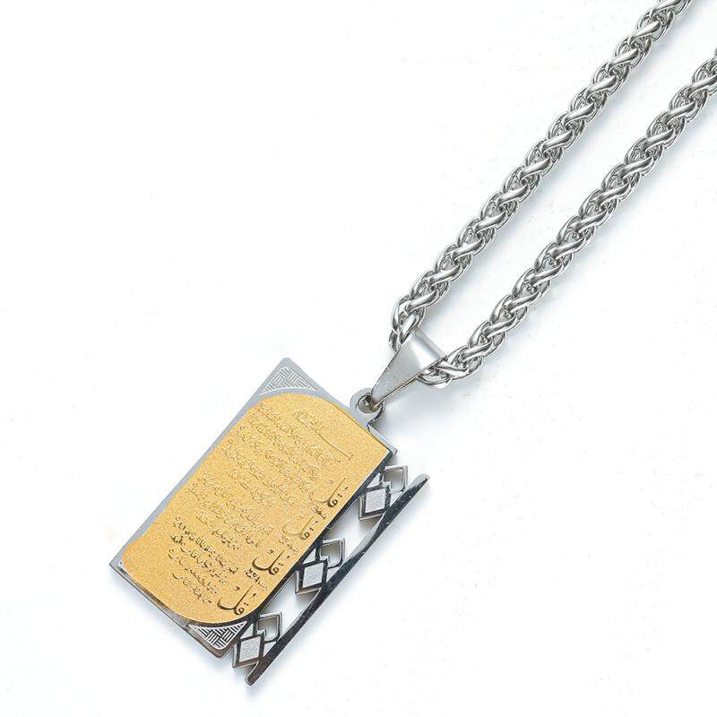 Vòng cổ Bùa Hộ Mệnh Hình Quyển Sách Thời Trang Cho Nam Và Nữ