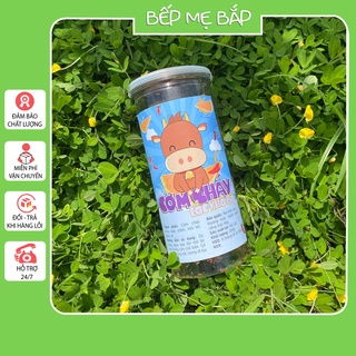Cơm cháy lắc khô bò Hũ 300gr - Loại ngon, đậm vị - Ăn vặt Hà Nội - BẾP MẸ BẮP
