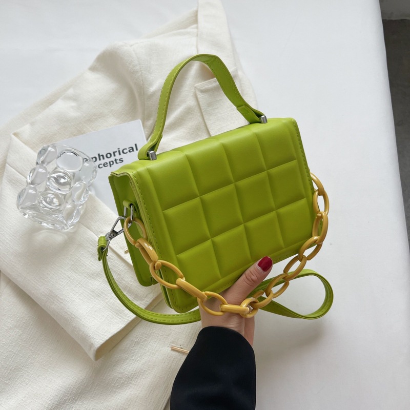 Túi Đeo Chéo Hình Vuông Nhỏ Nhắn Phối Màu Tương Phản Thời Trang Cho Nữ NB00111 2022