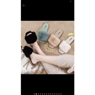 DÉP LÔNG quai ngang đế dẻo mềm thời trang đi chơi trong nhà D5