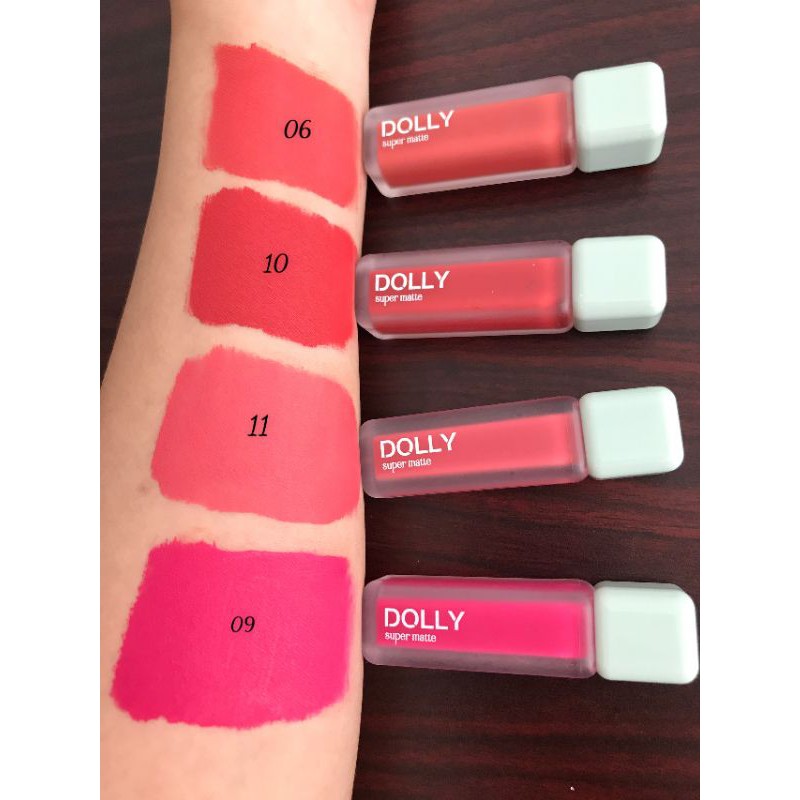 CAM HỒNG SỮA 06 SON DOLLY SUPER MATTE HOT TREND 2021.