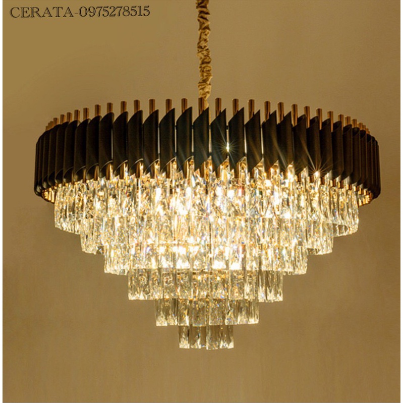 Đèn Thả Chùm Pha Lê QH-67 Trang Trí Sang Trọng Đẳng Cấp Phù Hợp Mọi Không Gian Trong Nhà Bạn [ Bảo Hành 5 Năm ]