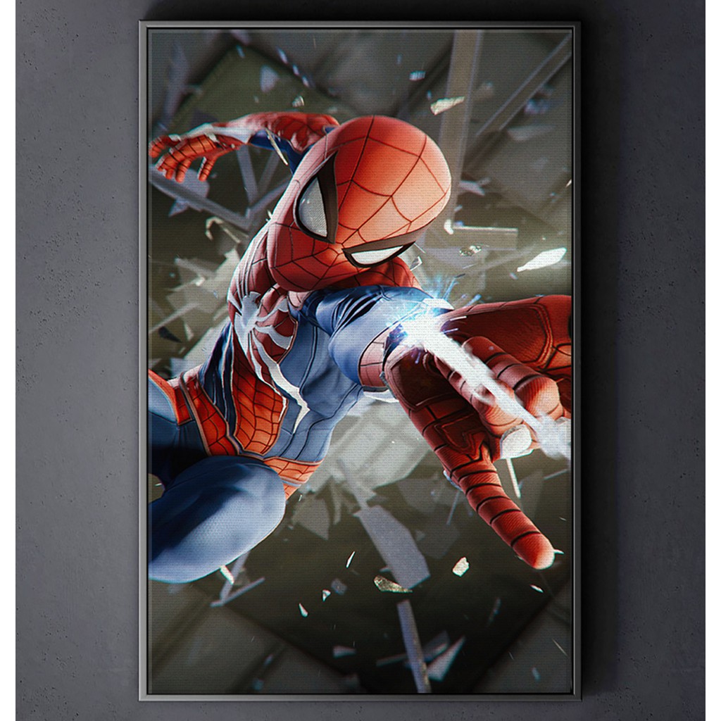 TRANH CANVAS SIÊU ANH HÙNG MARVEL treo tường in theo yêu cầu - người nhện SPIDER MAN 7