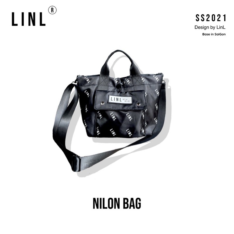 Túi Đeo Chéo LINL Nilon Bag Dành Cho Nữ - Màu : Đen / Camo / Mono