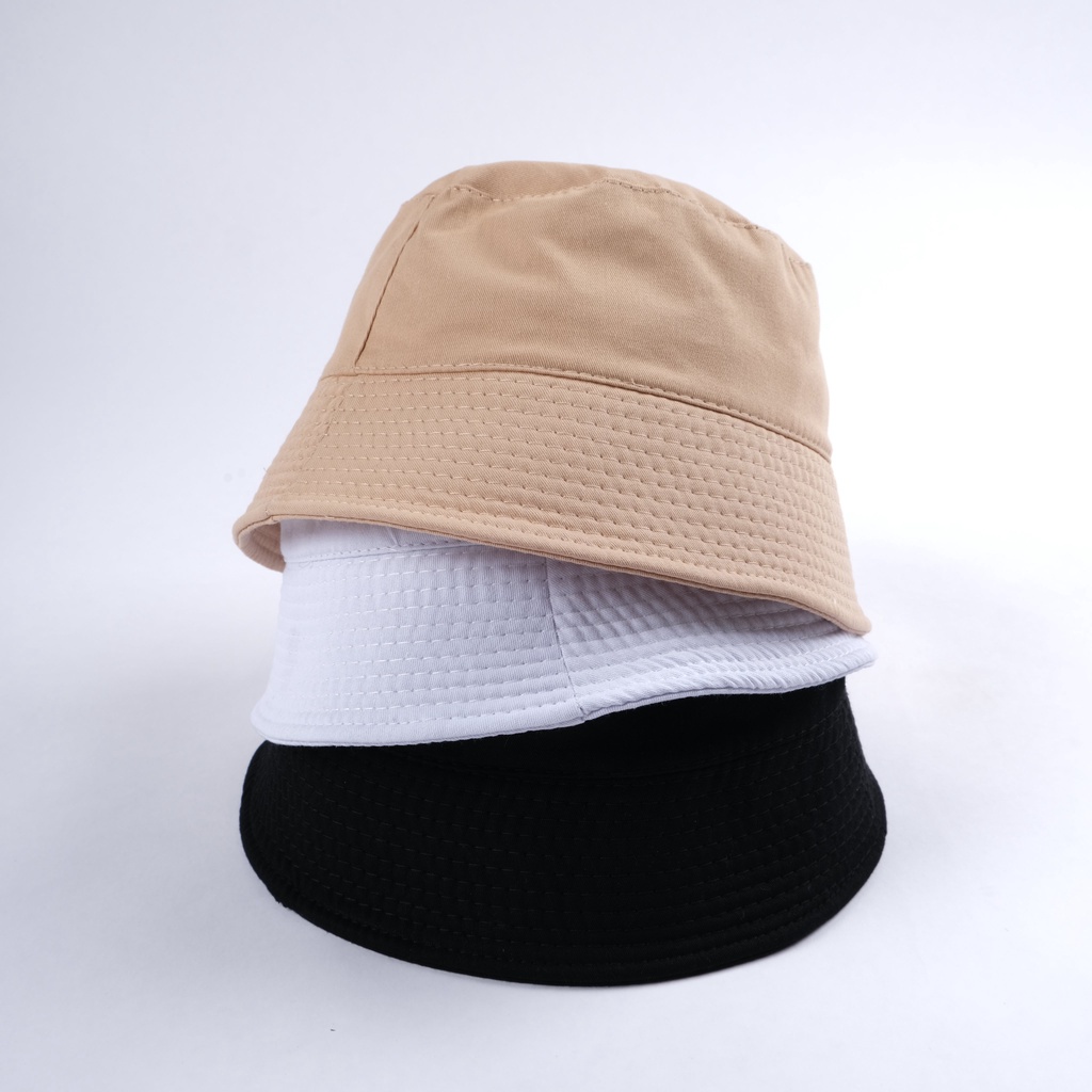 Nón nữ, Mũ bucket trơn vành cụp, mũ bo nam nữ, nhiều màu, phù hợp đi học đi chơi phong cách Ulzzang M12 - Hayna Hats