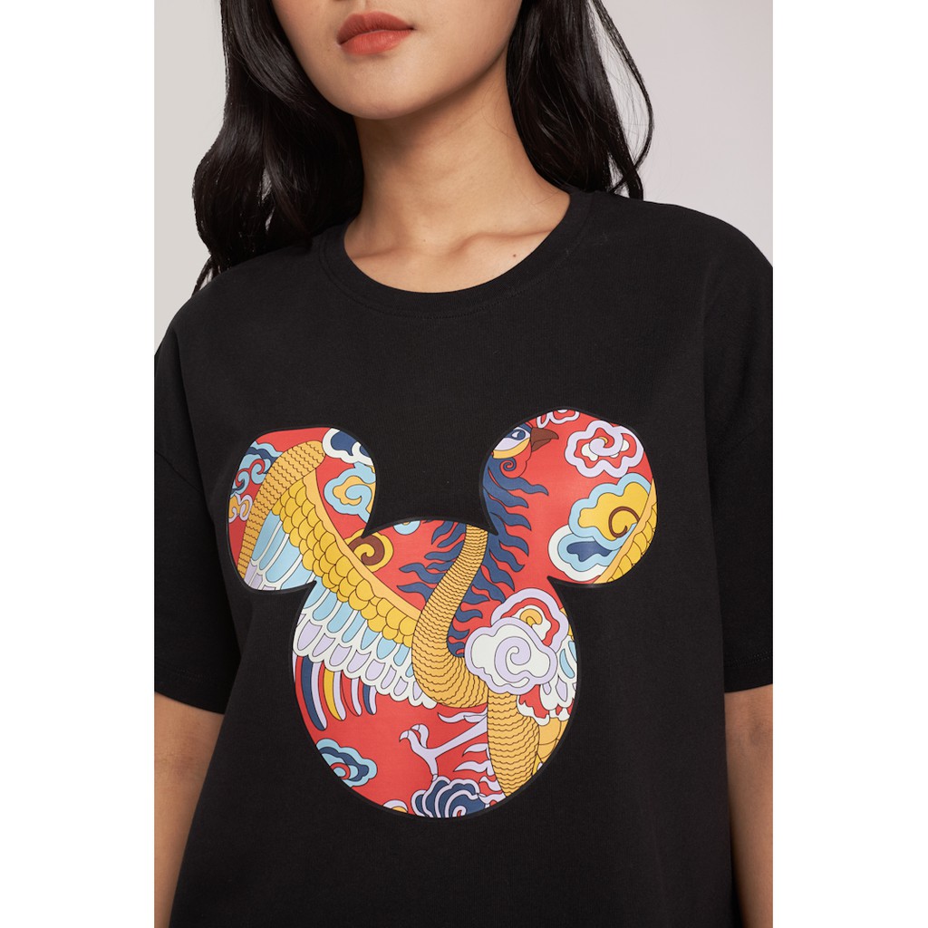 Áo Thun BOO Nam Nữ Oversize Dáng Rộng 100% Cotton Cao Cấp in hình Mickey Hoạ Tiết