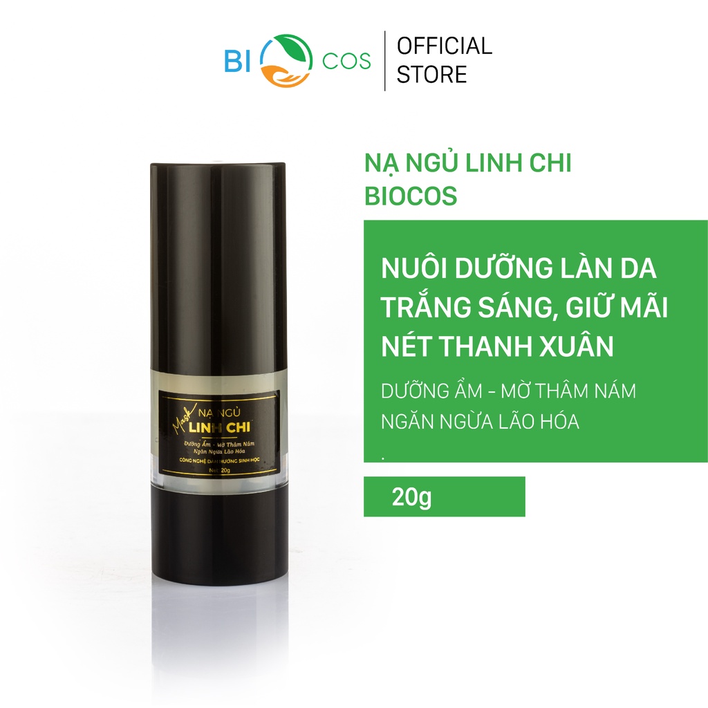 Serum Trắng Da, Mờ Thâm BioCos Mask - Nạ Ngủ Linh Chi Dưỡng Ẩm, Mờ Thâm Nám, Ngăn Ngừa Lão Hóa 20g