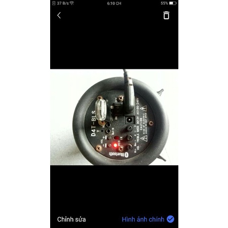 Loa CRÔWN D4T-BLS, củ sài ok,dùng cắm điện trực tiếp,hay gắn bình 12v hát nghe nhạc mp3,nghe kinh,ca cổ...