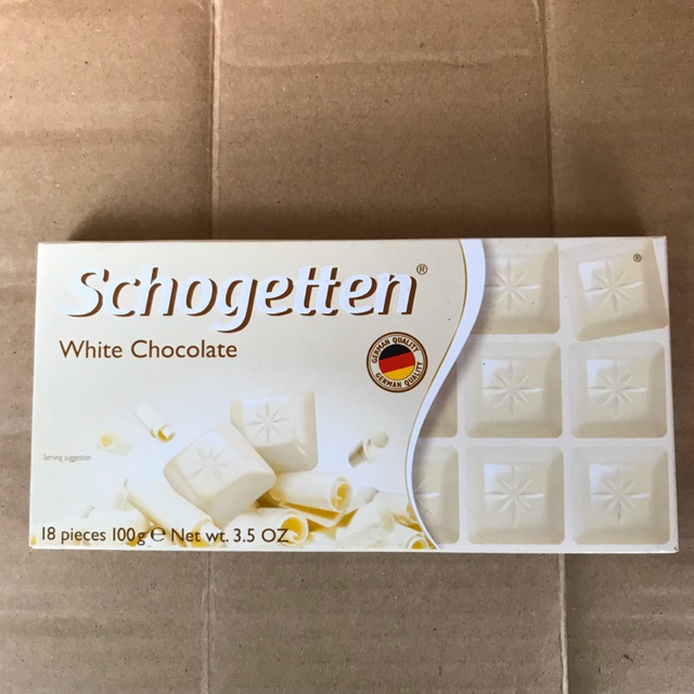 Thanh Chocolate Schogetten White 100g