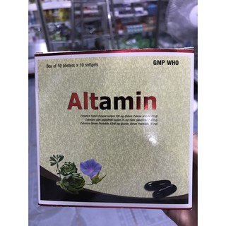 Giải độcgan altamin  hộp 100 viên  dành cho người viên gan  vàng da mụn nhọt ngứa hỗ trợ sơ vỡ động mạch