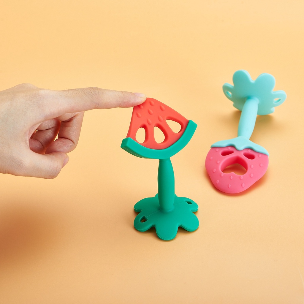 Gặm nướu hoa quả cho bé, gặm nướu cho bé sơ sinh Acutebaby