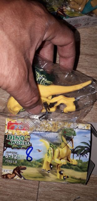 Lắp ráp NLego khủng long DinoWord rất đẹp