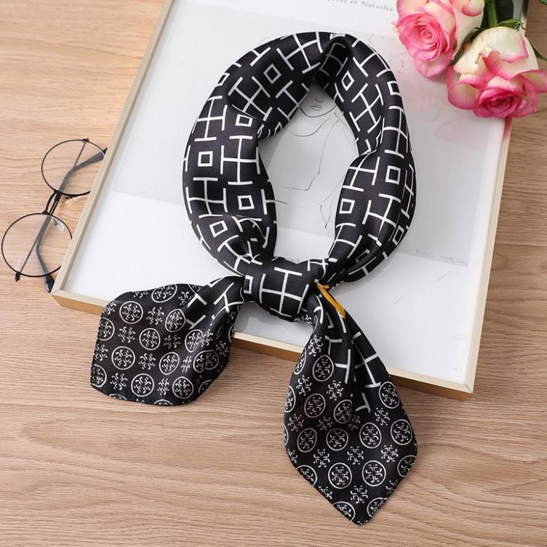 Khăn Lụa Vuông Size 70x70 cm Khăn Quàng Cổ Thời Trang Mẫu Mới Nhất Thị Trường, Hàng Chuẩn Đẹp