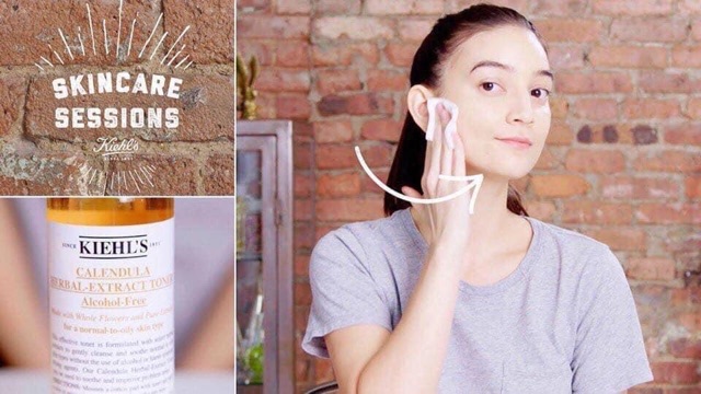 Toner Hoa Cúc Kiehls Dịu Nhẹ Sạch Sâu + Sữa rửa mặt hoa cúc kiehls