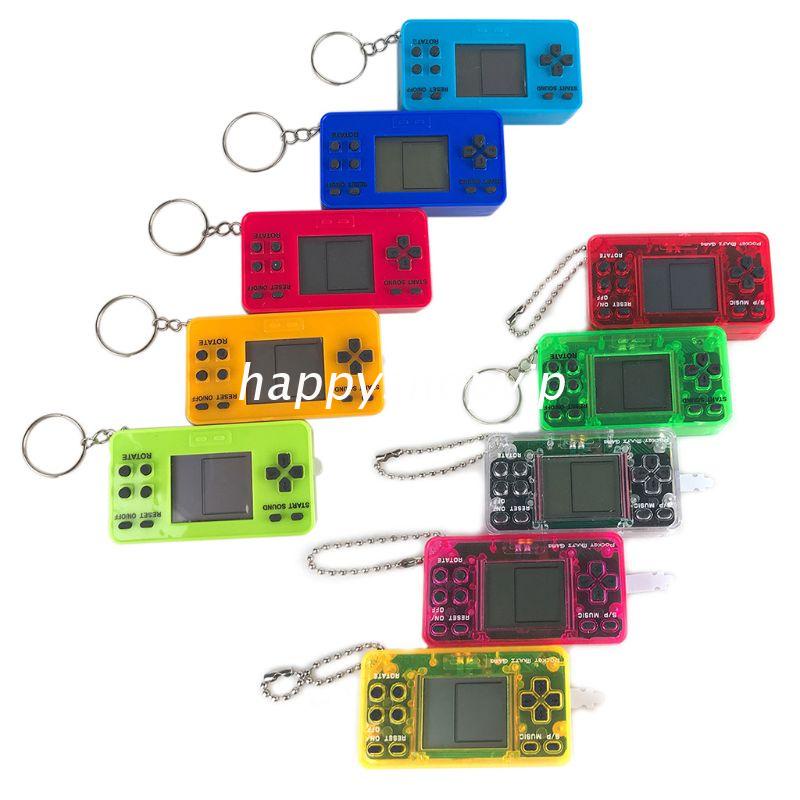 Máy Chơi Game Cầm Tay Mini Cổ Điển Kèm Móc Khóa Cho Trẻ Em