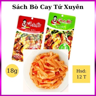 Sách Bò Cay Tứ Xuyên, Đồ Ăn Vặt Trung Quốc Siêu Ngon.
