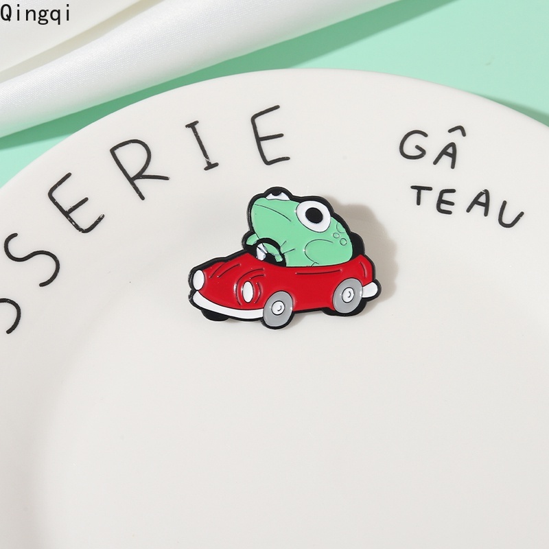 Ghim cài áo MISS ZOE hình ếch hoạt hình vui nhộn dễ thương cho bé