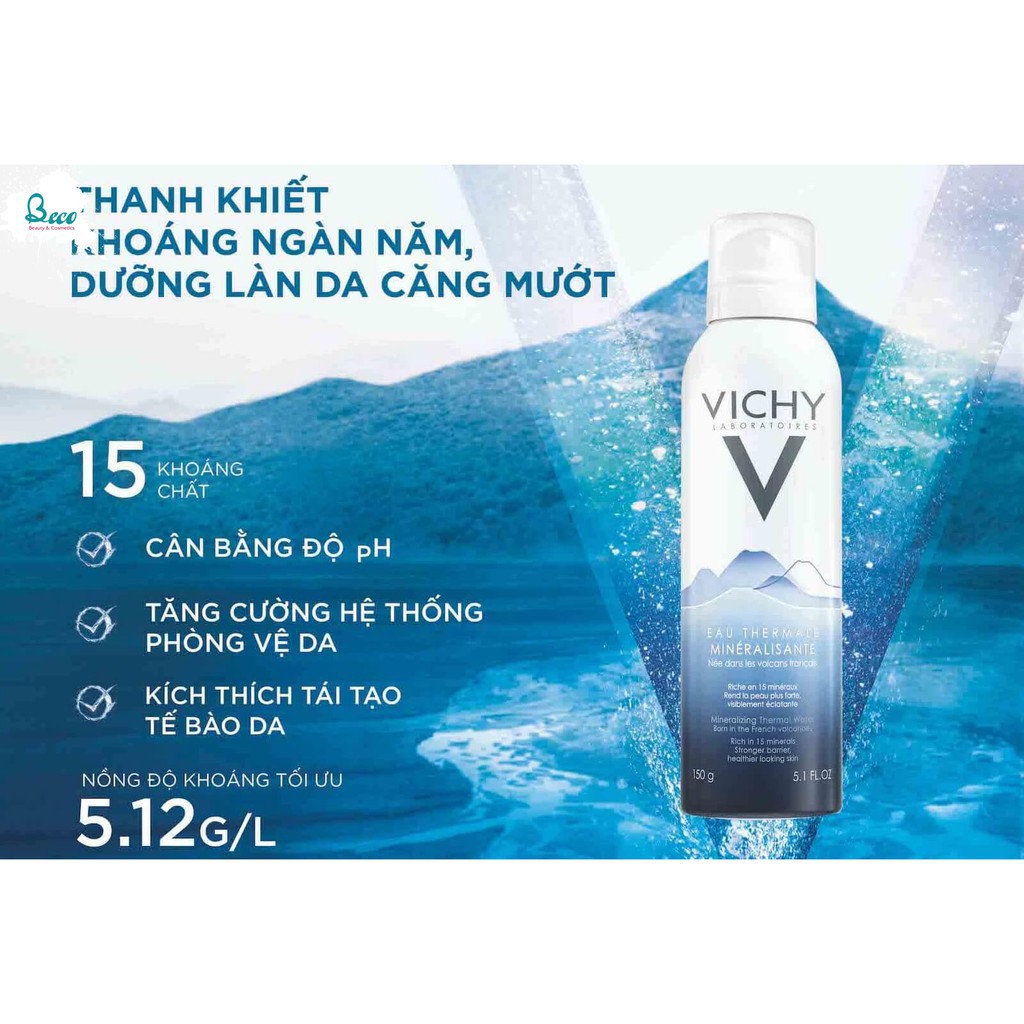 [Mỹ Phẩm Xách Tay]  Xịt Khoáng Vichy Thermal Spa Water  - Phụ Nữ Làm Đẹp