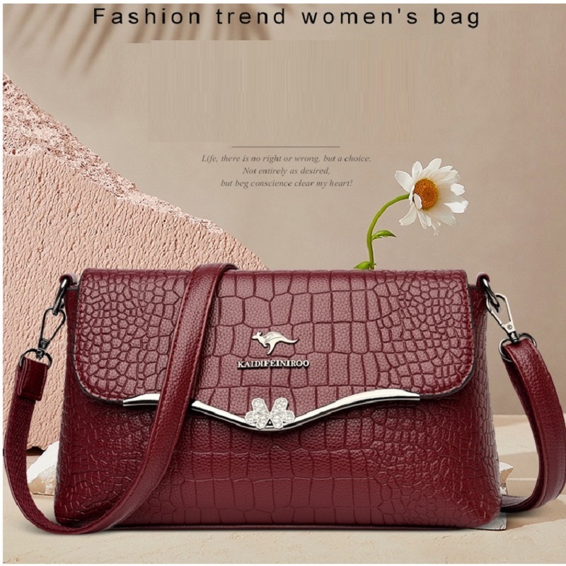 Túi Xách Đeo Vai Công Sở Túi Xách Đeo Chéo Da Thật Cực Đẹp Sang Trọng Size 27cm VIP07