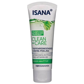 KEM TẨY DA CHẾT ISANA CLEAN + CARE CREME PEELING 75ml – HÀNG ĐỨC (da mặt)