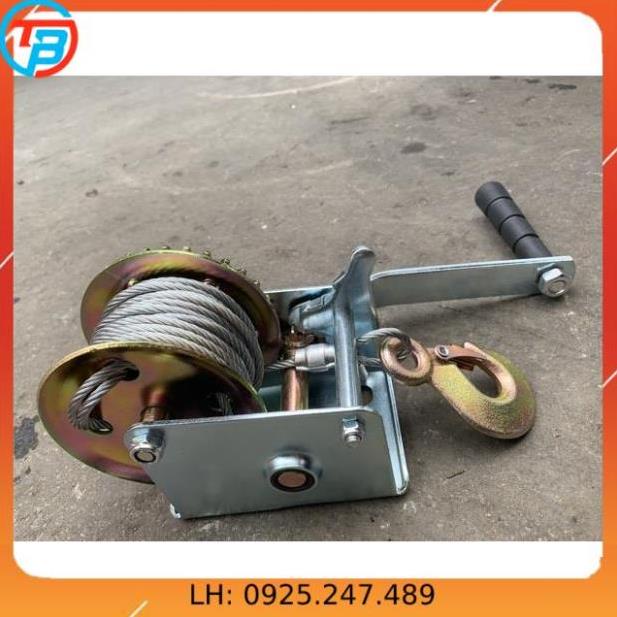 [GIÁ SỈ] Tời Quay Tay 600lbs [SIÊU RẺ]  - Cáp Thép Thái Bình Vina