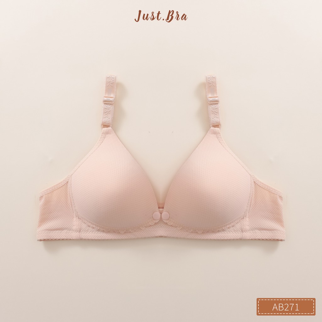 Áo lót bầu và sau sinh Just Bra tháo lắp linh hoạt, thoáng mát AB271