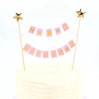 Que cắm Happy birthday