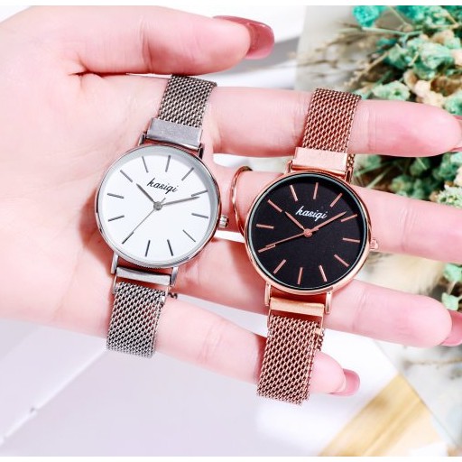 Đồng hồ thời trang nữ Kasiqi K01 dây nam châm vĩnh cửu cực đẹp, mỏng chỉ 7mm, thiết kế lịch lãm hiện đại | BigBuy360 - bigbuy360.vn