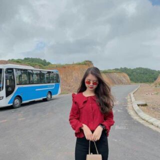 Áo sơ mi cổ bèo tiểu thư