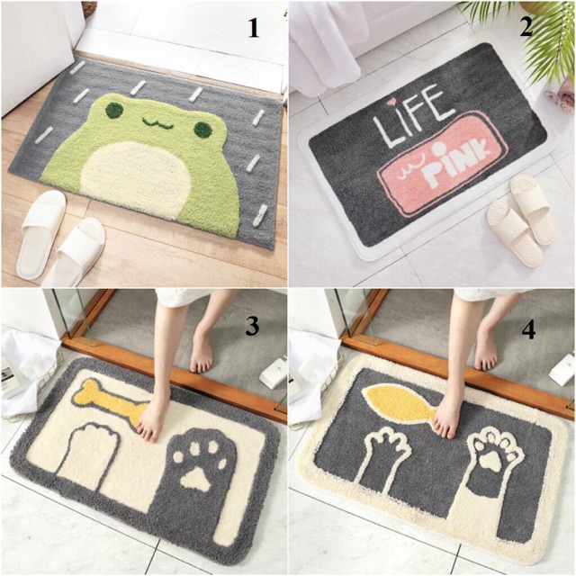 Thảm chùi chân nhà tắm