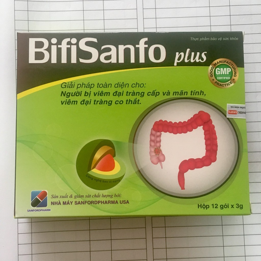 Men tiêu hóa Bifisanfo Plus cân bằng hệ tiêu hóa