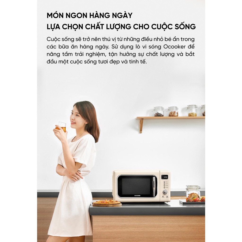 Lò vi sóng kèm nướng Xiaomi Qcooker CR-WB01S
