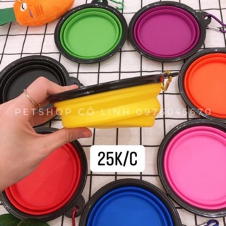 Bát Silicon Gấp Gọn Loại Đẹp (Kèm Móc)