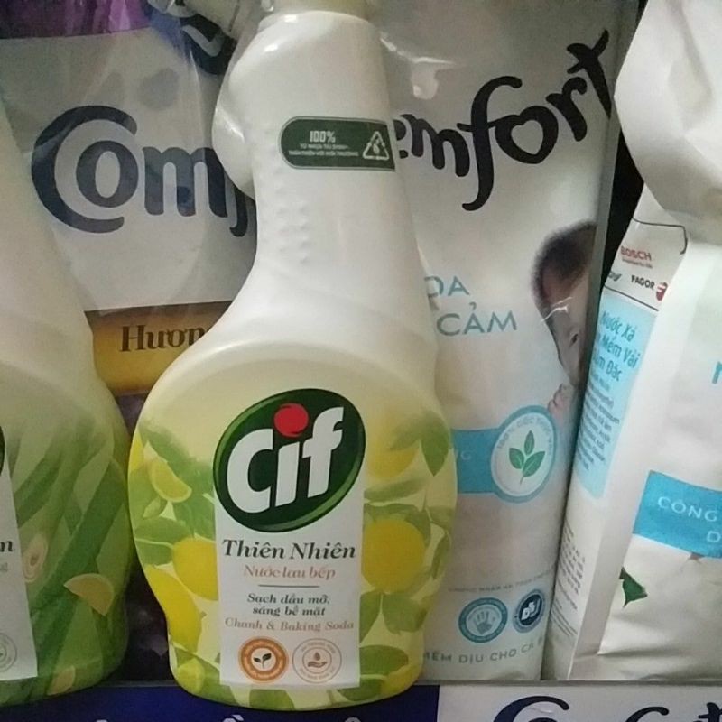 Nước lau bếp thiên nhiên CIF 500ml