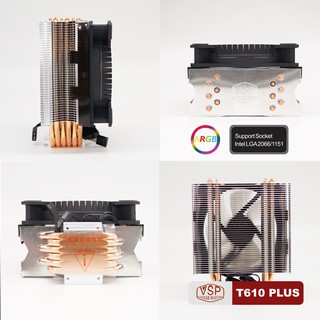 Quạt Tản Nhiệt CPU VSP Cooler T610 PLUS LED ARGB Sync