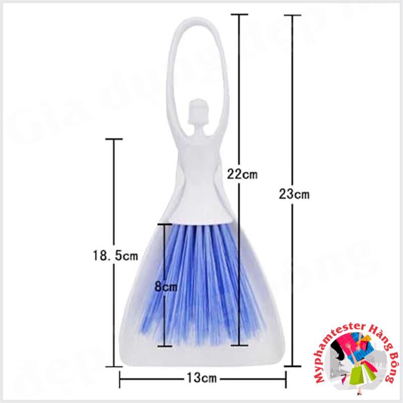 (SIÊU RẺ) Chổi kèm xẻng mini hình cô gái
