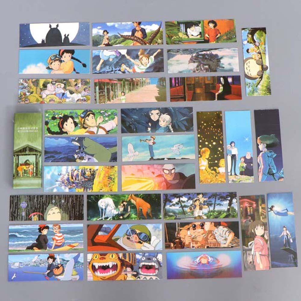 Preston Bookmark Trang Hình Tranh Sơn Dầu Cổ Tích Hayao Miyazaki Van Gogh Dễ Thương Làm Quà Tặng Cho Học Sinh