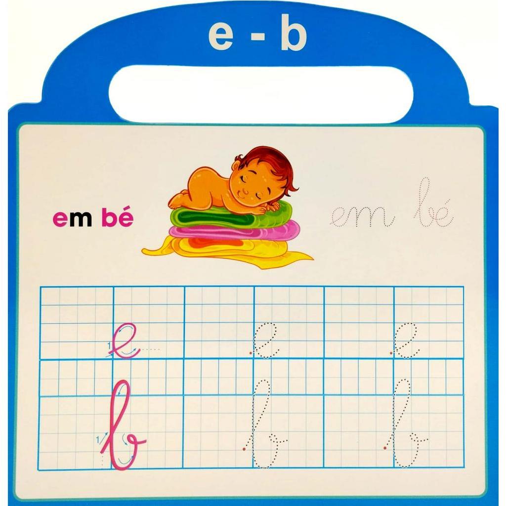 Sách - Chuẩn Bị Cho Bé Tới Trường - Chữ Cái kèm bút viết xóa  hh