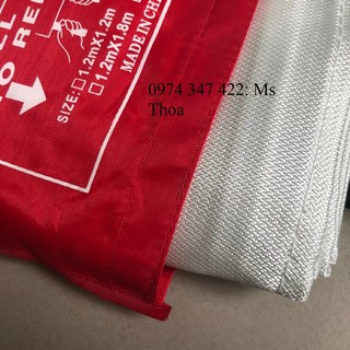 Thảm dập lửa 1.8* 1.8m bảo hộ lao động PCCC, chăn dập lửa