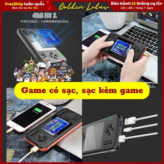 Sạc pin dự phòng 8000mah kiêm máy chơi game 416 in 1- máy chơi game cầm tay - senvangshop