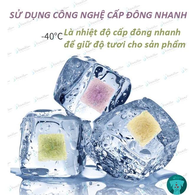 [GÀ VIÊN]Thức Ăn Khô JFamille, Bổ Sung Dinh Dưỡng Từ 100% Gà Tươi Sấy Đông Khô, Giàu Đạm, Ít Chất Béo. JF116