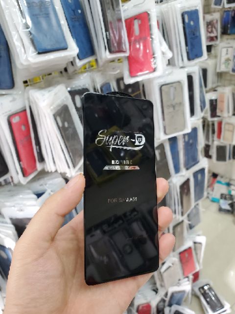 Kính cường lực Samsung Galaxy A51 hiệu Super D Full màn viền mỏng ôm màn 2.5D cao cấp