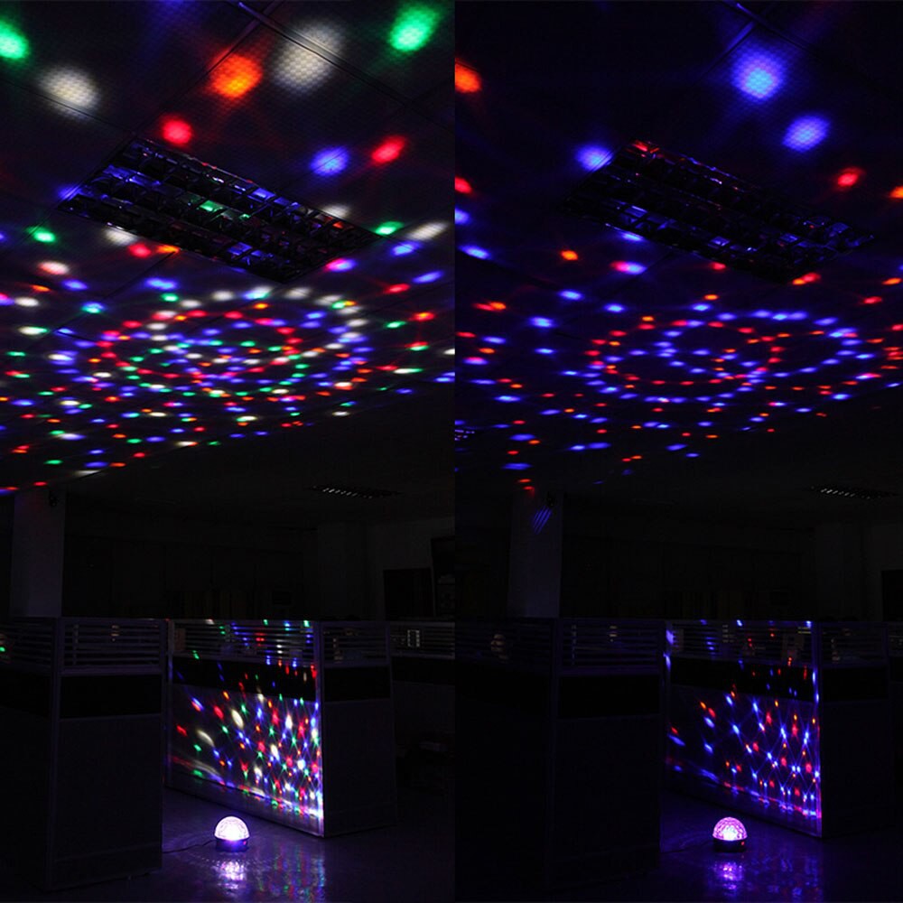 Cầu Quay LED 7 màu vũ trường cảm ứng nhạc