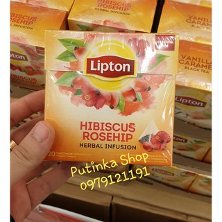 [Hàng có sẵn] Trà đen Lipton Nga nhiều vị (hộp 20 túi nhỏ)