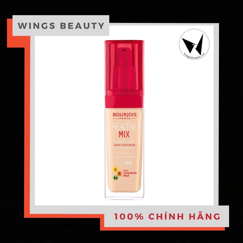 BOURJOIS - Kem nền Healthy Mix Found De Teint Anti-Fatigue Foundation